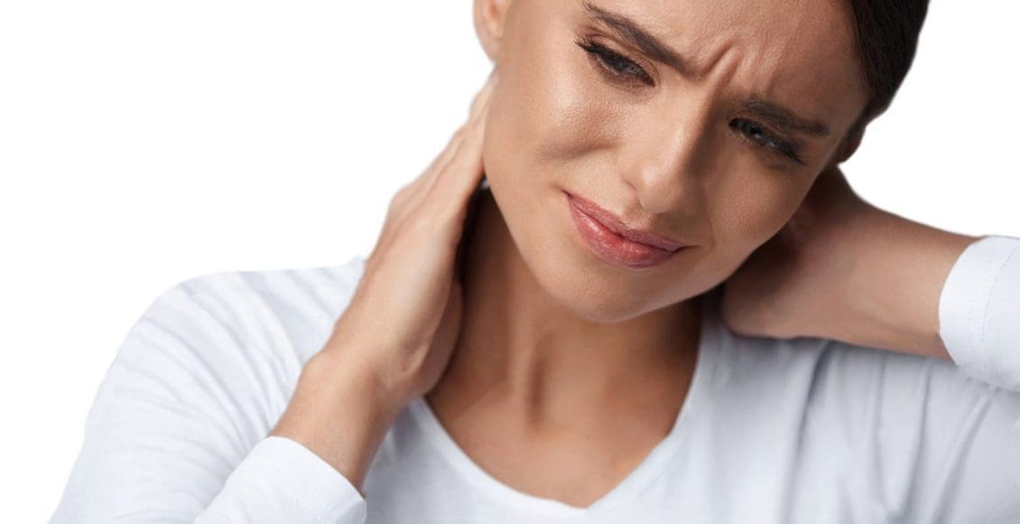 blog de imágenes de la mujer con dolor de cuello