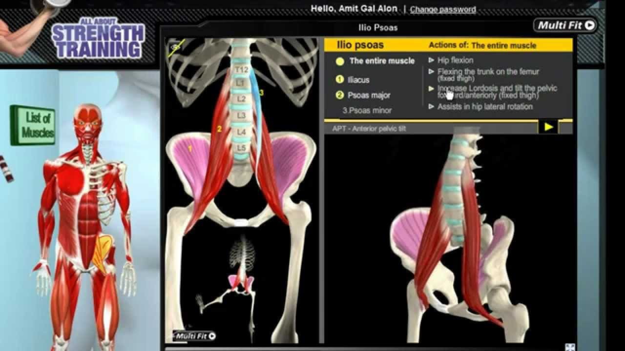 Estiramiento del psoas ilíaco