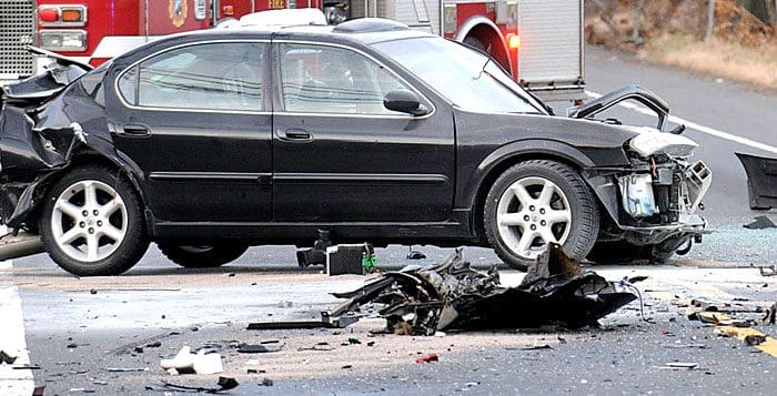 Lesiones por accidentes automovilísticos más frecuentes