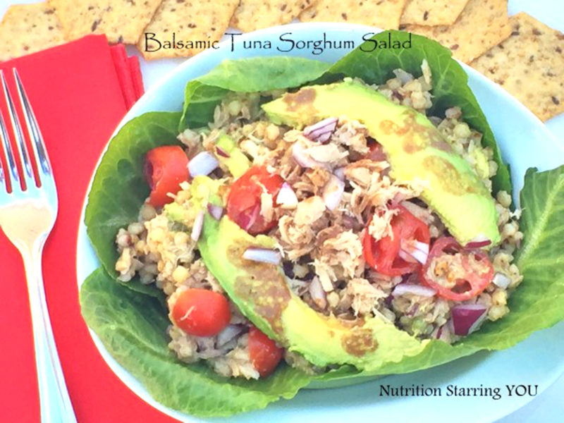 Ensalada Balsámica De Atún Sorgo