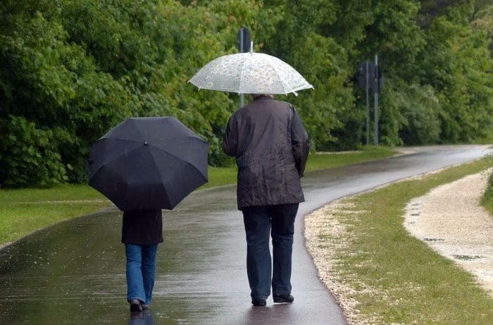 Dolor del nervio ciático en condiciones de lluvia