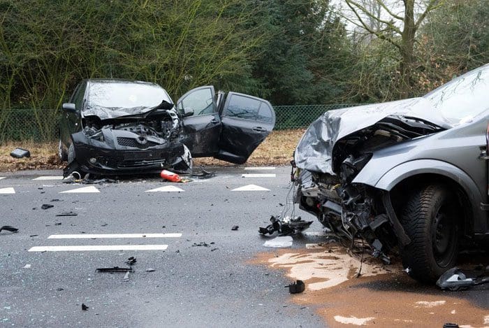 Tipos de accidentes y choques de vehículos