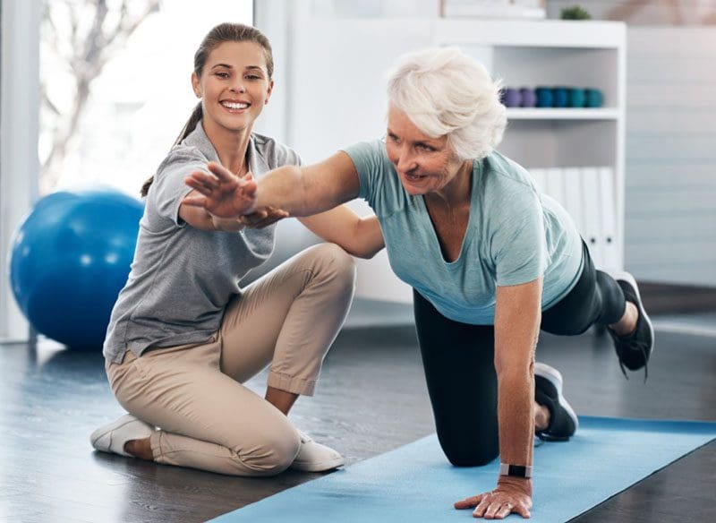 Fysiotherapie na een operatie aan de wervelkolom