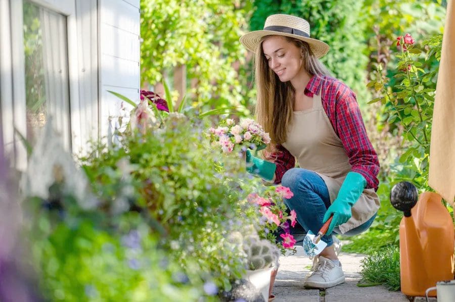 Suggerimenti e allungamenti per il giardinaggio per la prevenzione del dolore