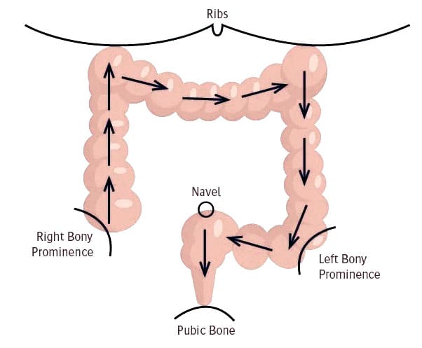 Abdominal Self Massage to Ease Constipation